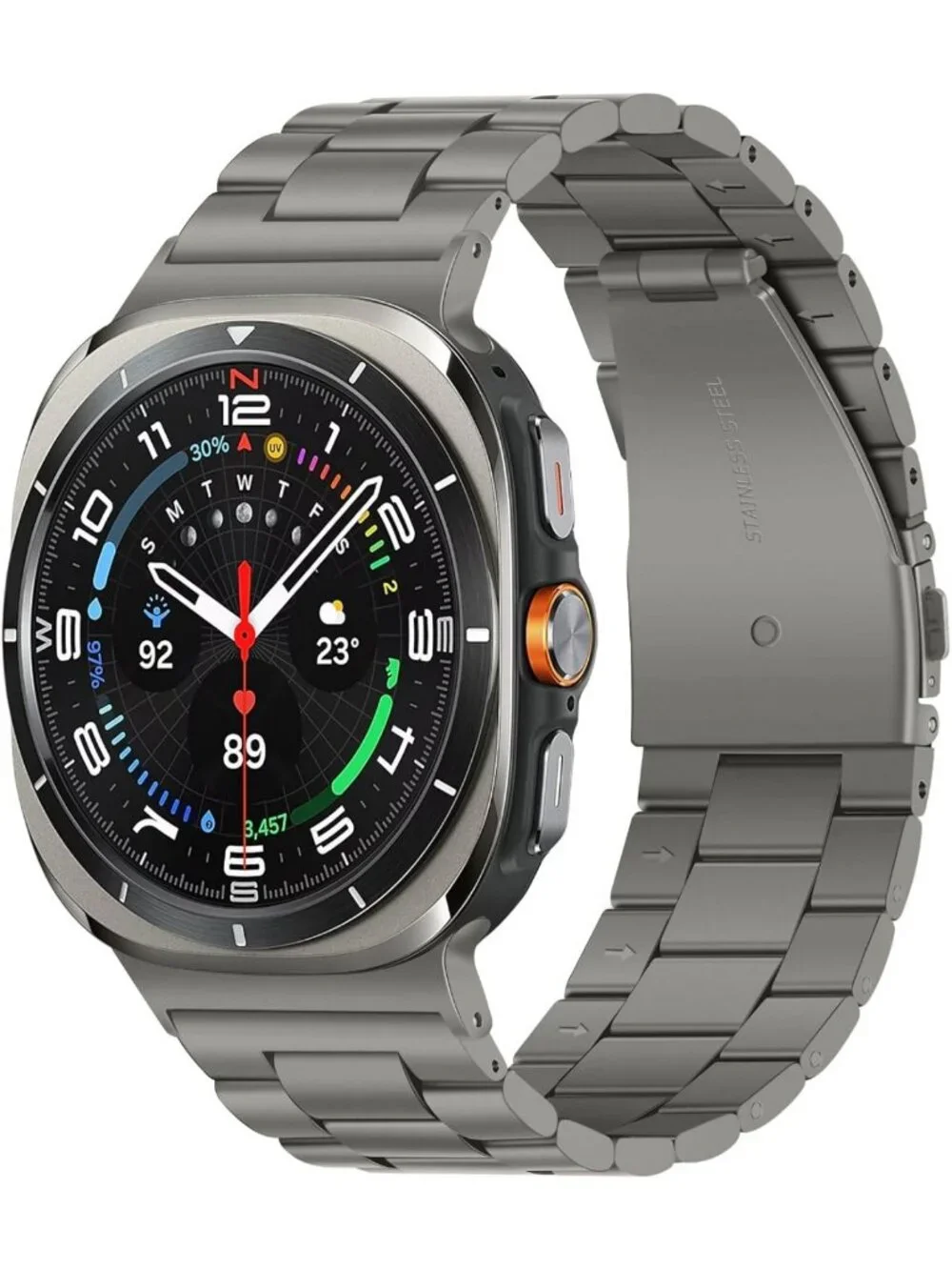 No Gap Bands for Samsung Galaxy Watch Ultra 2/1 - 47mm Adjustable Silicone